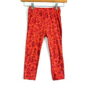 REI Co-op Happy Camper Midweight Base Layer Pants Toddlers Girls Size 4T Orange